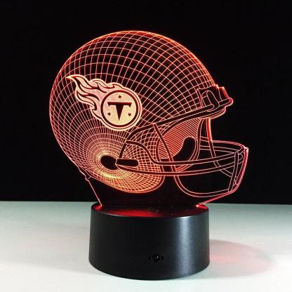 Tennessee Titans Inspired 3D Optical Illusion Lamp - 3D Optical Lamp