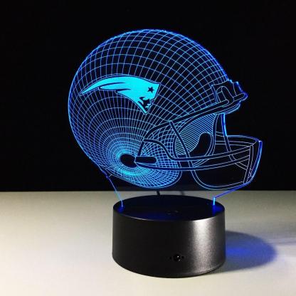 New England Patriots Lamp-3D Optical Lamp