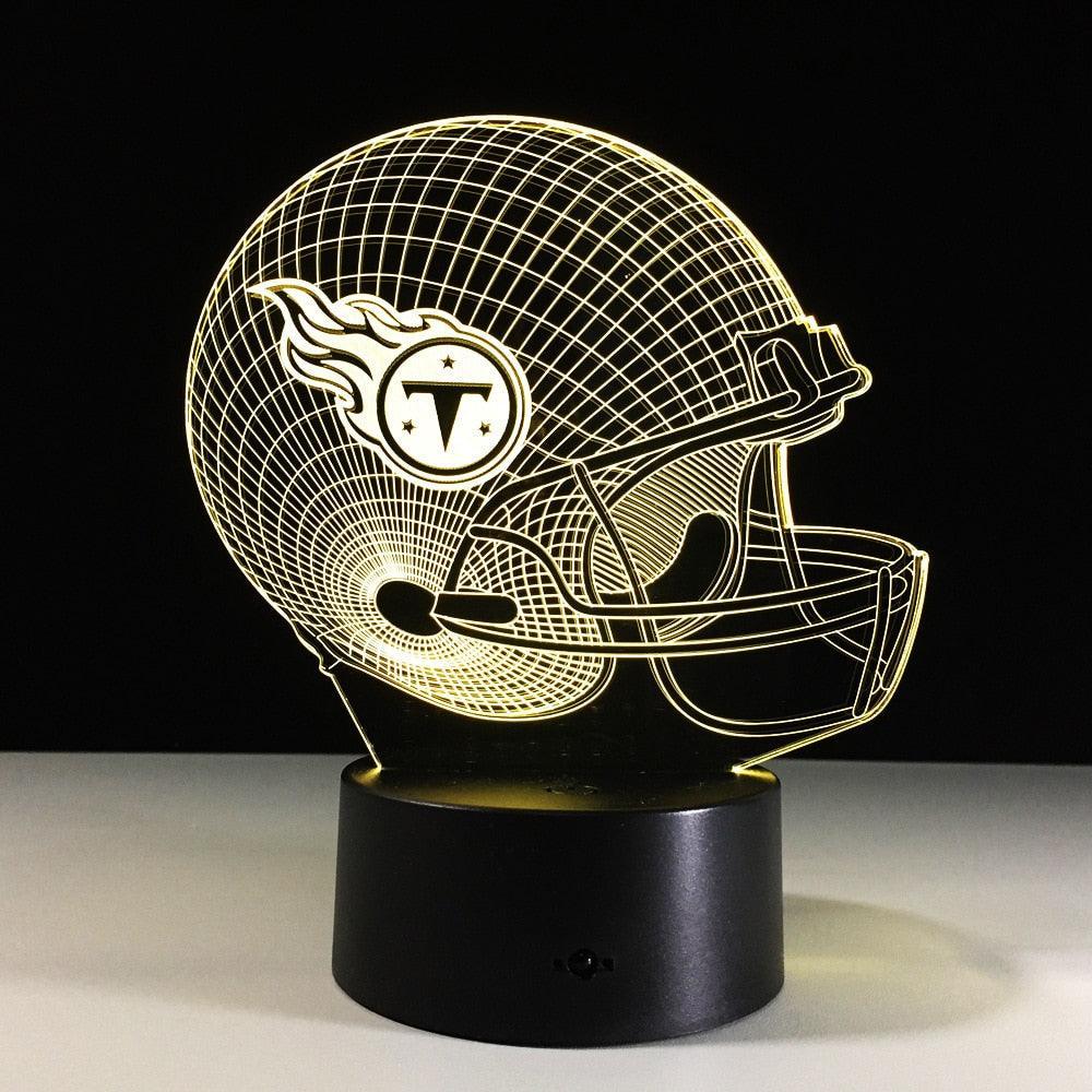 Tennessee Titans Inspired 3D Optical Illusion Lamp - 3D Optical Lamp