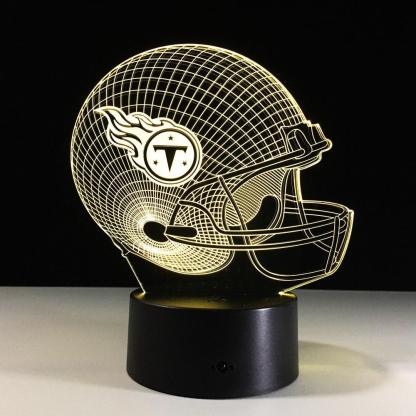 Tennessee Titans Inspired 3D Optical Illusion Lamp - 3D Optical Lamp