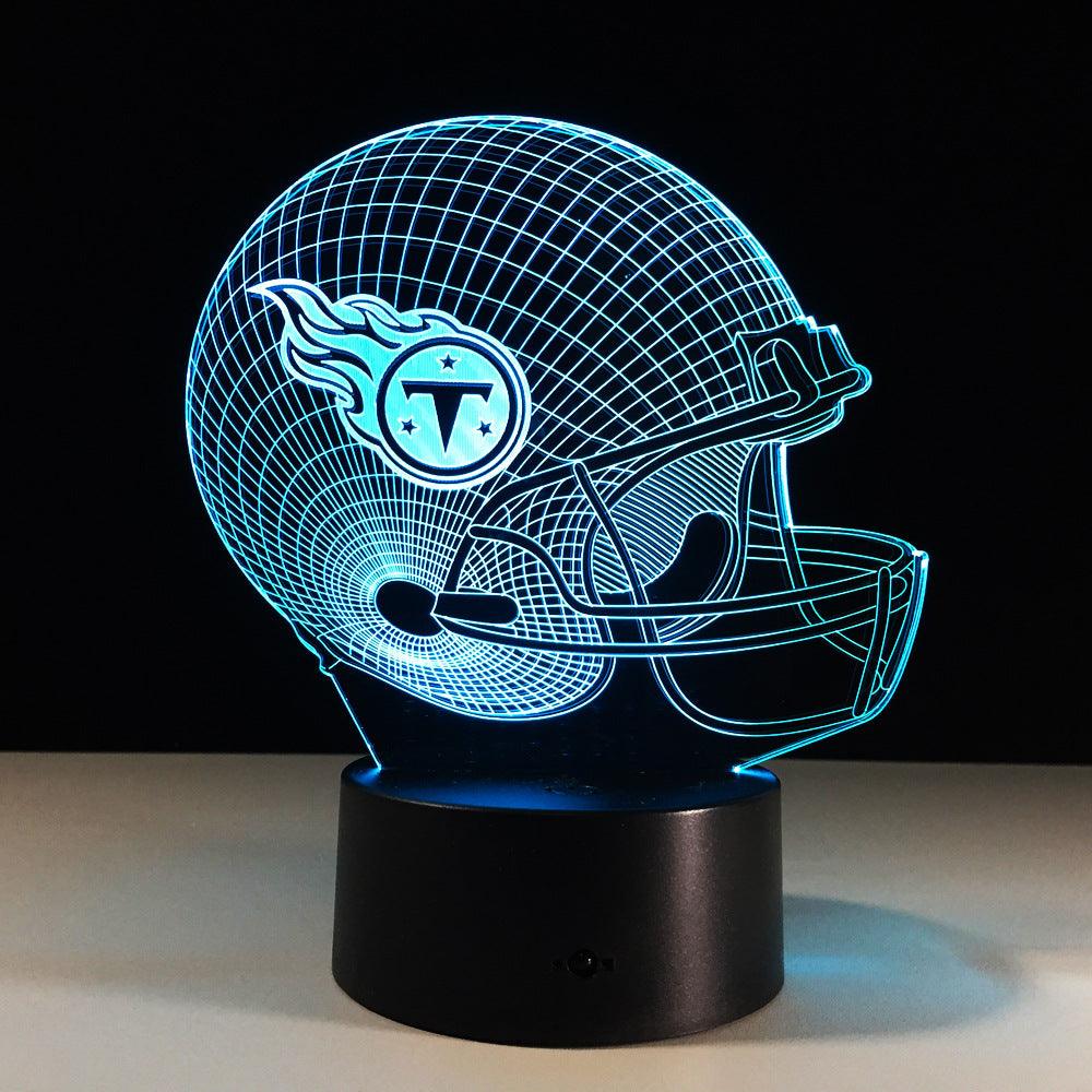 Tennessee Titans Inspired 3D Optical Illusion Lamp - 3D Optical Lamp