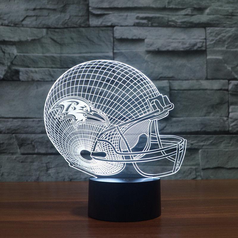 Baltimore Ravens LED Lamp-3D Optical Lamp