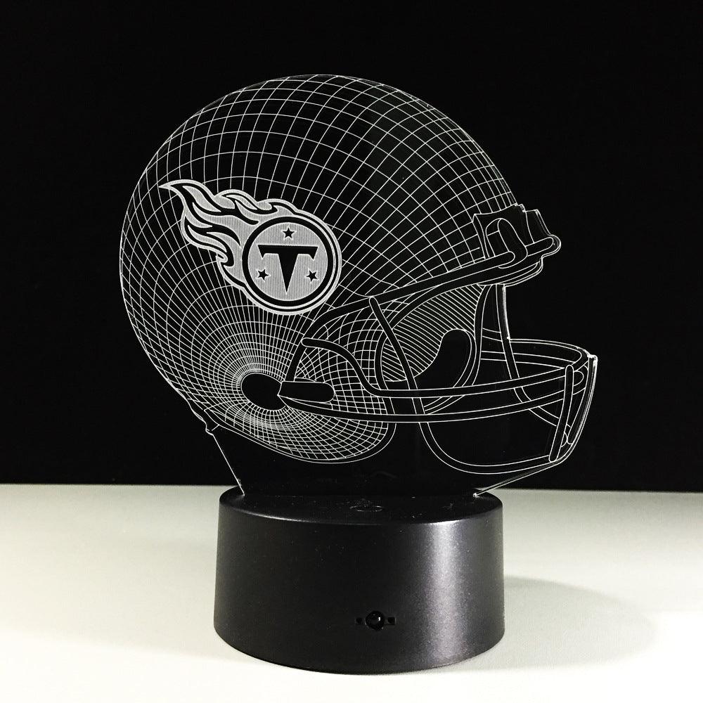 Tennessee Titans Inspired 3D Optical Illusion Lamp-3D Optical Lamp