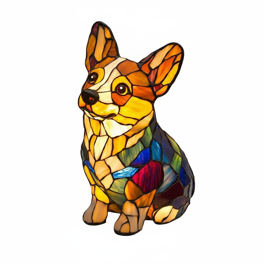 Handmade Dog Night Light