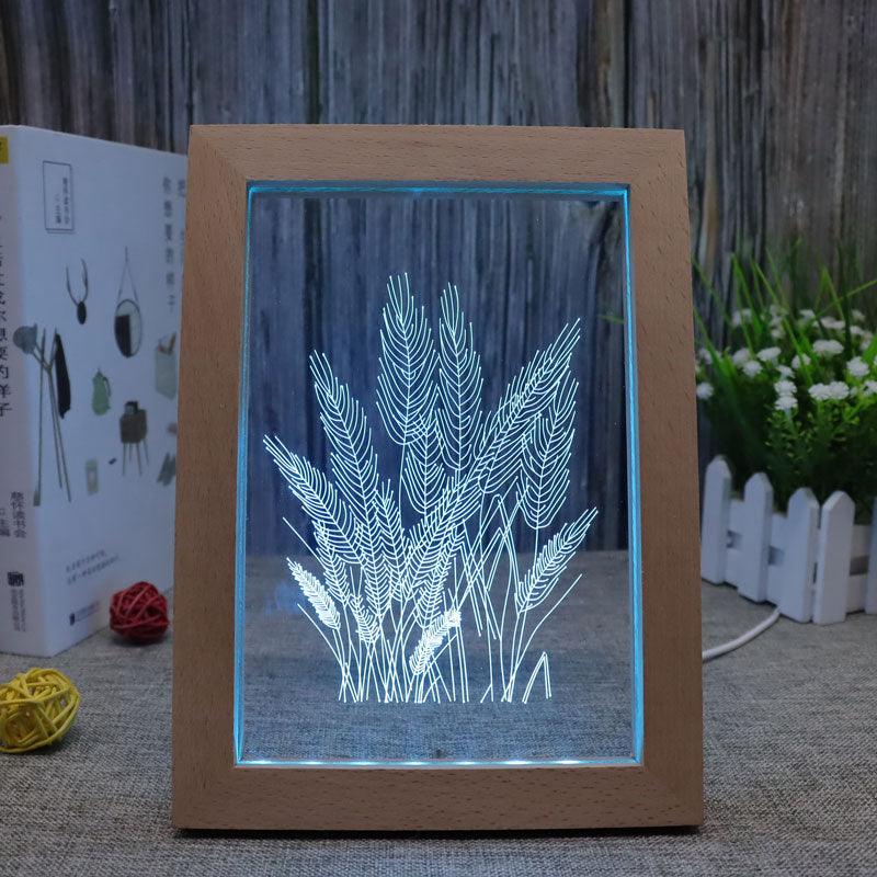 Wheat RGB 3D Optical Illusion Lamp-3D Optical Lamp