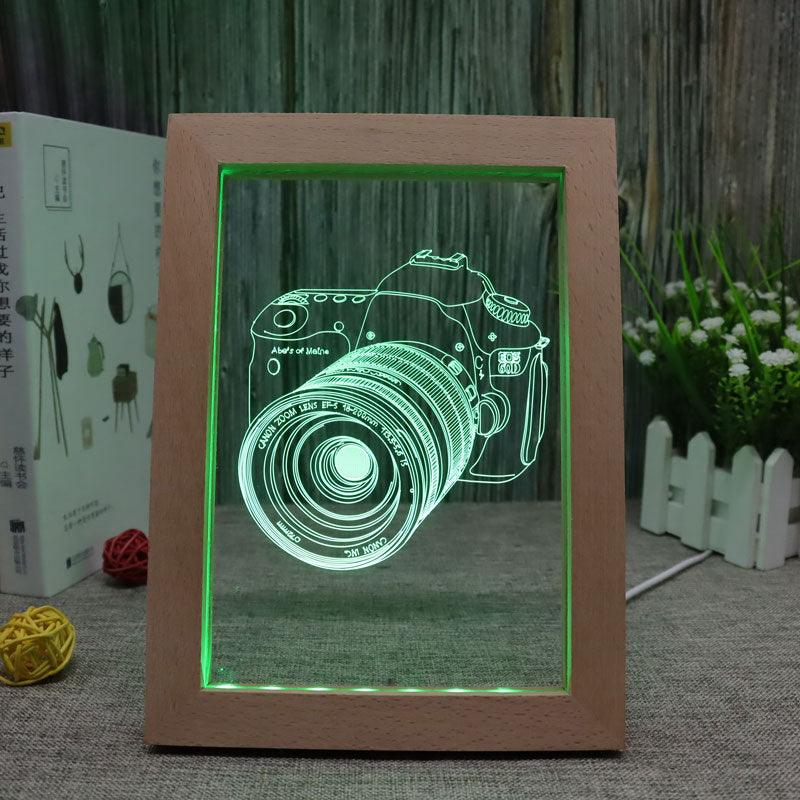 Camera RGB 3D Optical Illusion Lamp-3D Optical Lamp
