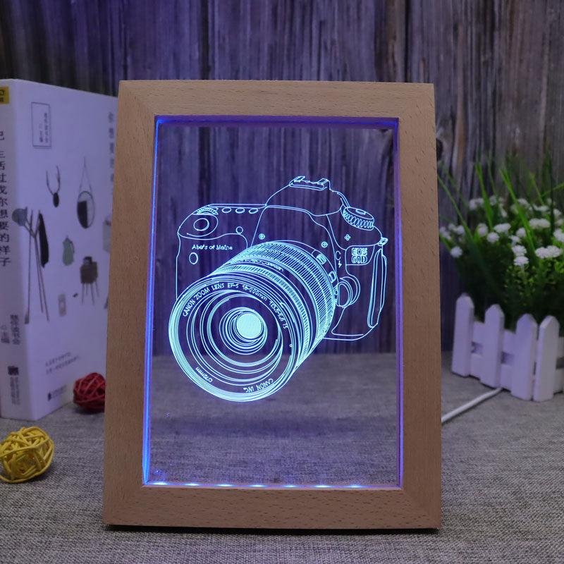 Camera RGB 3D Optical Illusion Lamp-3D Optical Lamp