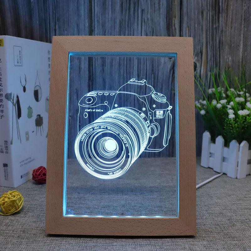 Camera RGB 3D Optical Illusion Lamp-3D Optical Lamp