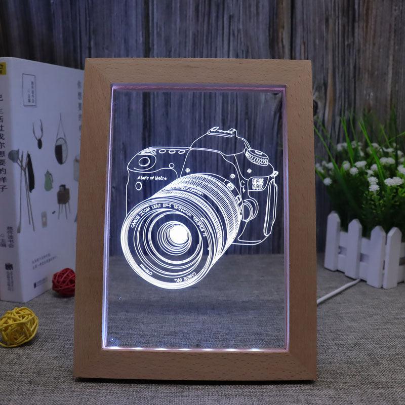 Camera RGB 3D Optical Illusion Lamp-3D Optical Lamp