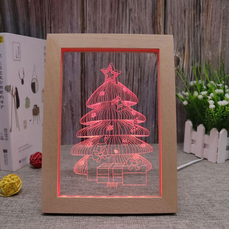 Christmas Tree RGB 3D Optical Lamp-3D Optical Lamp