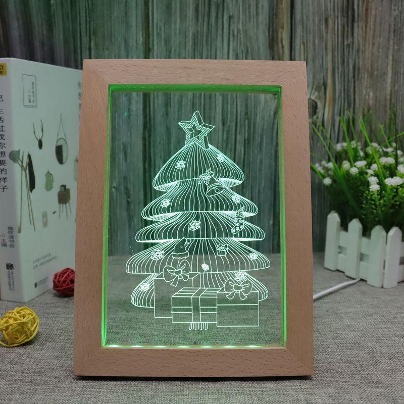 Christmas Tree RGB 3D Optical Lamp-3D Optical Lamp