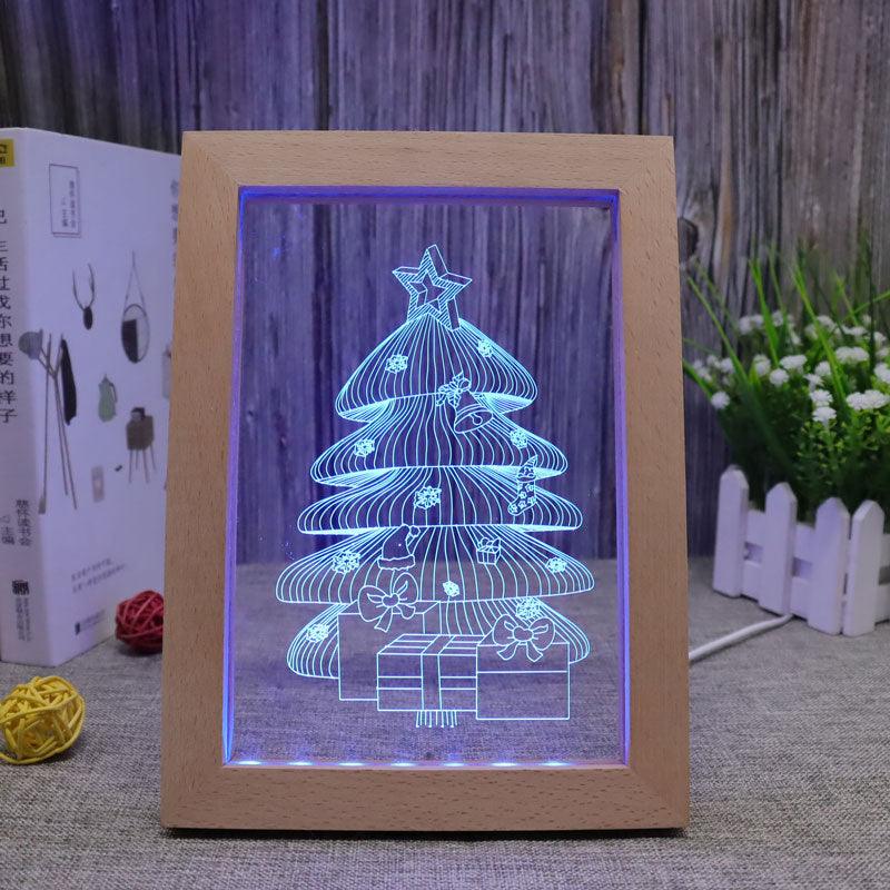 Christmas Tree RGB 3D Optical Lamp-3D Optical Lamp
