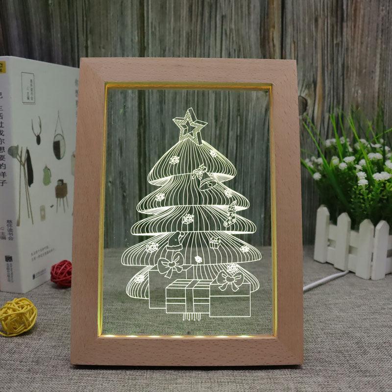 Christmas Tree RGB 3D Optical Lamp-3D Optical Lamp