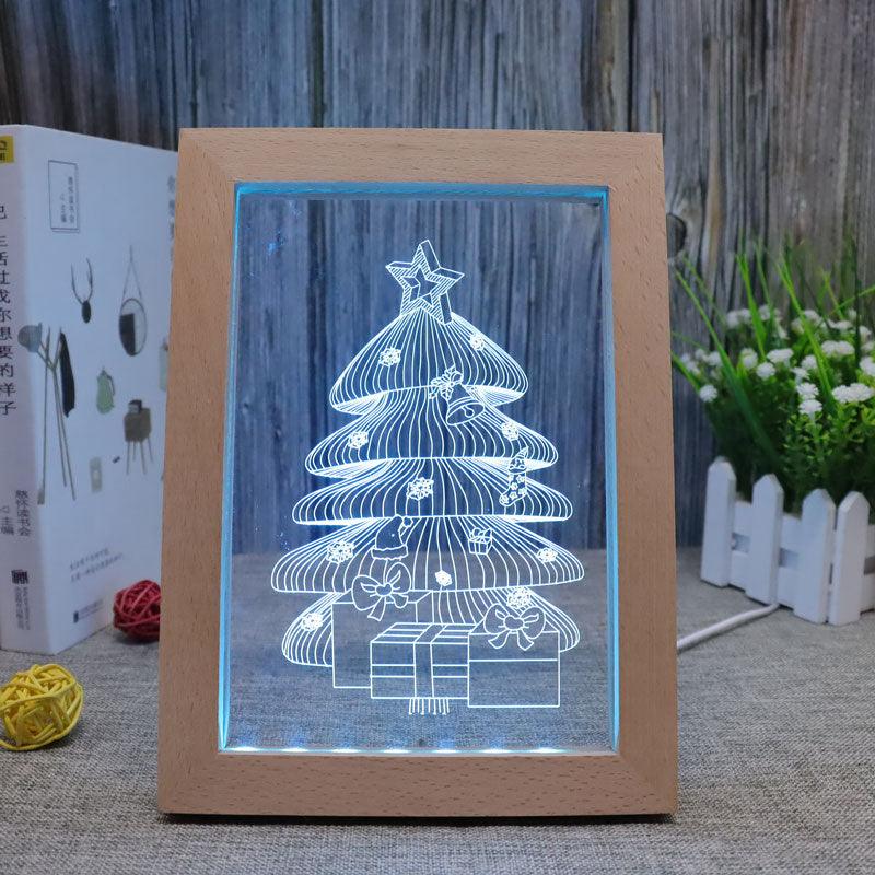 Christmas Tree RGB 3D Optical Lamp-3D Optical Lamp