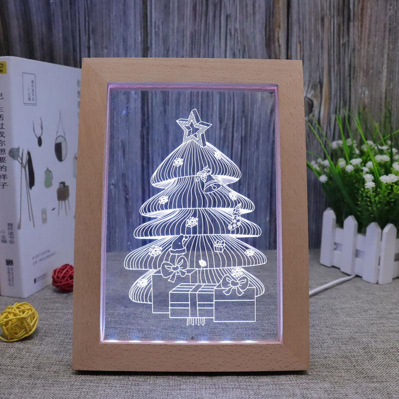 Christmas Tree RGB 3D Optical Lamp-3D Optical Lamp