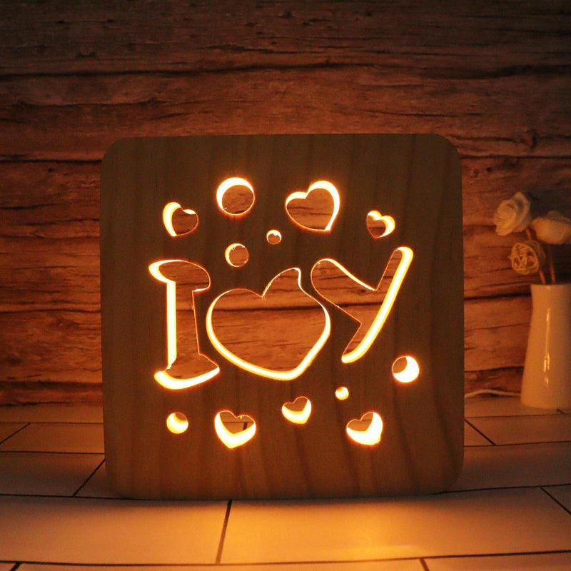 3D Acrylic Neon LED Illusion Hallow Carving Lamp-3D Optical Lamp