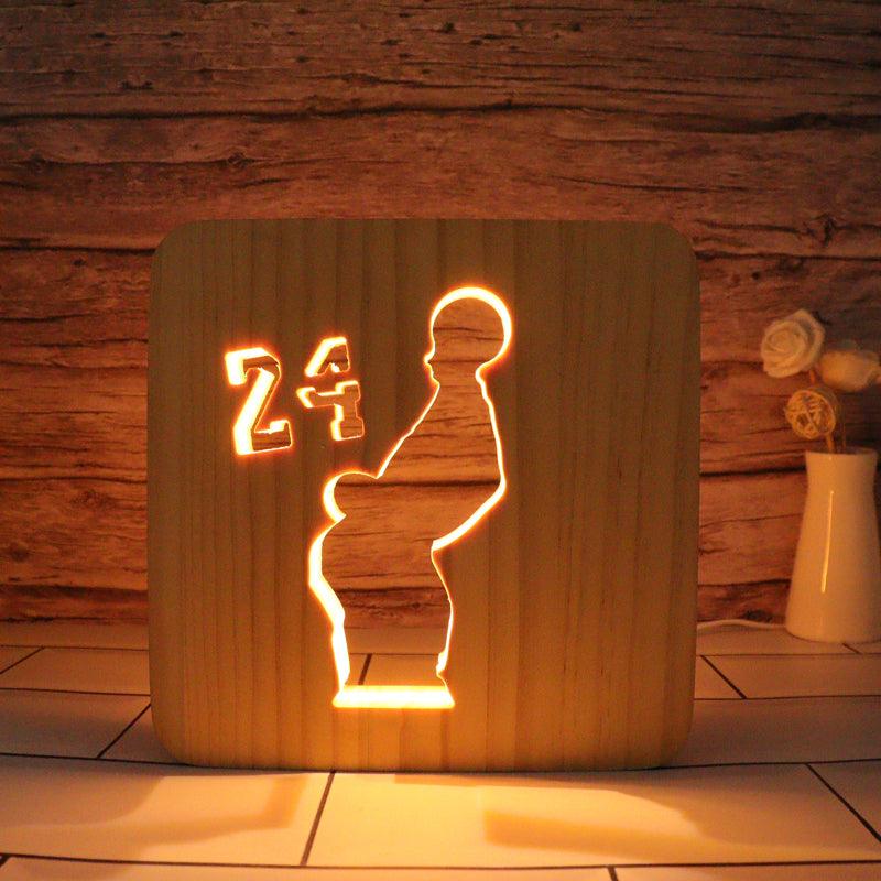 Jordan Hallow Carving Lamp For Home Decor And Lighting-3D Optical Lamp