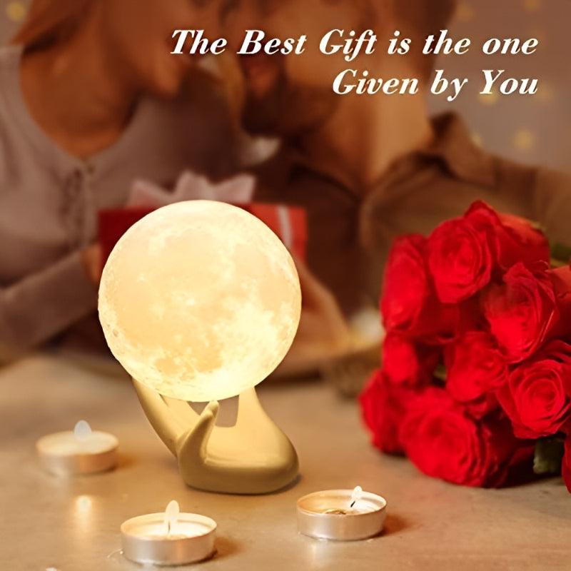 Engraved Moon Light Lamp-3D Optical Lamp