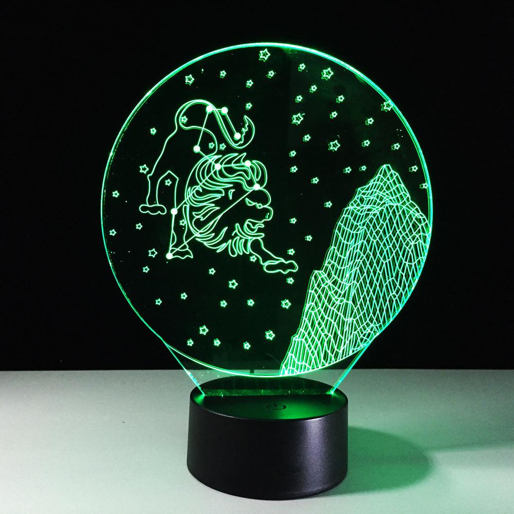Leo Constellation LED Lamp-3D Optical Lamp