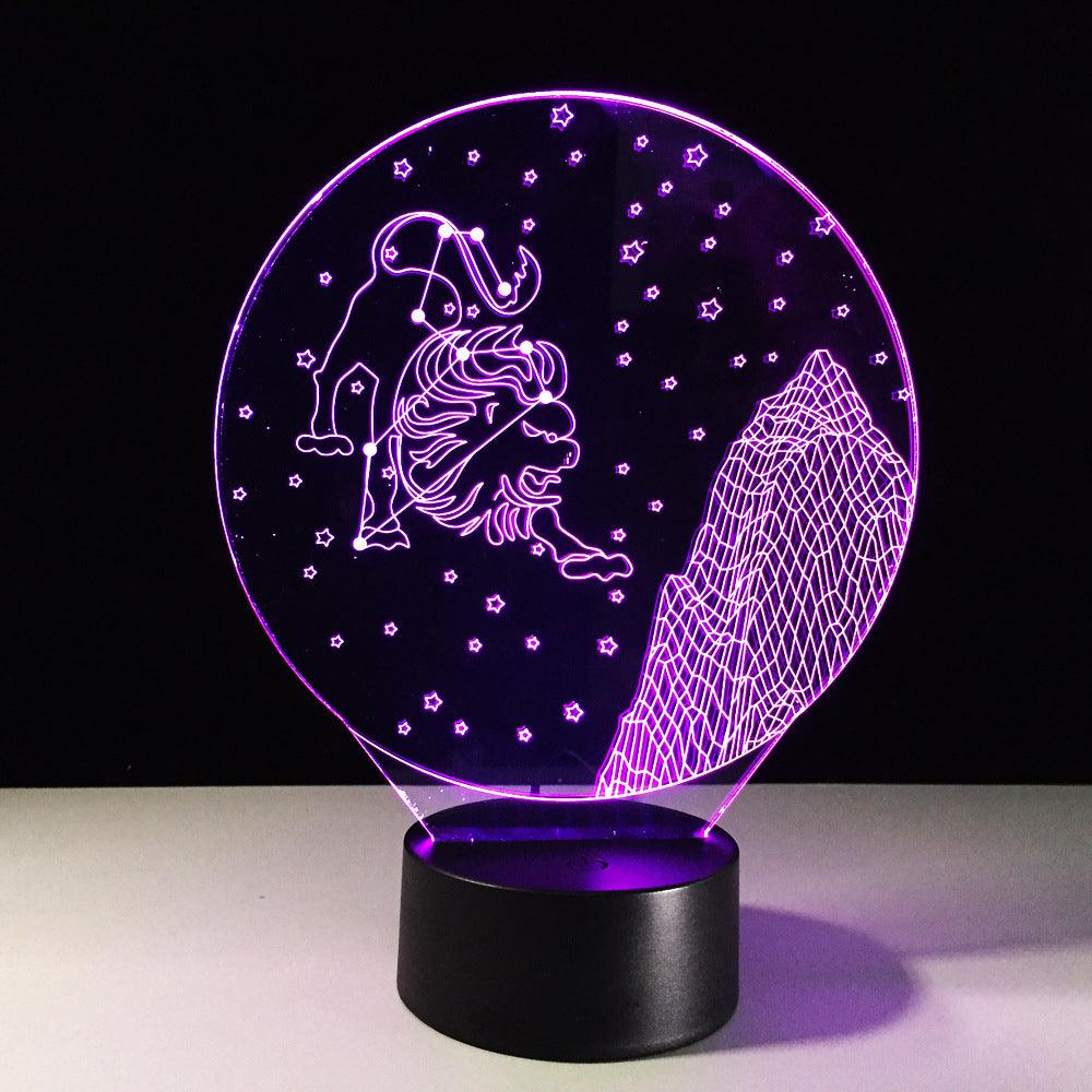 Leo Constellation LED Lamp-3D Optical Lamp