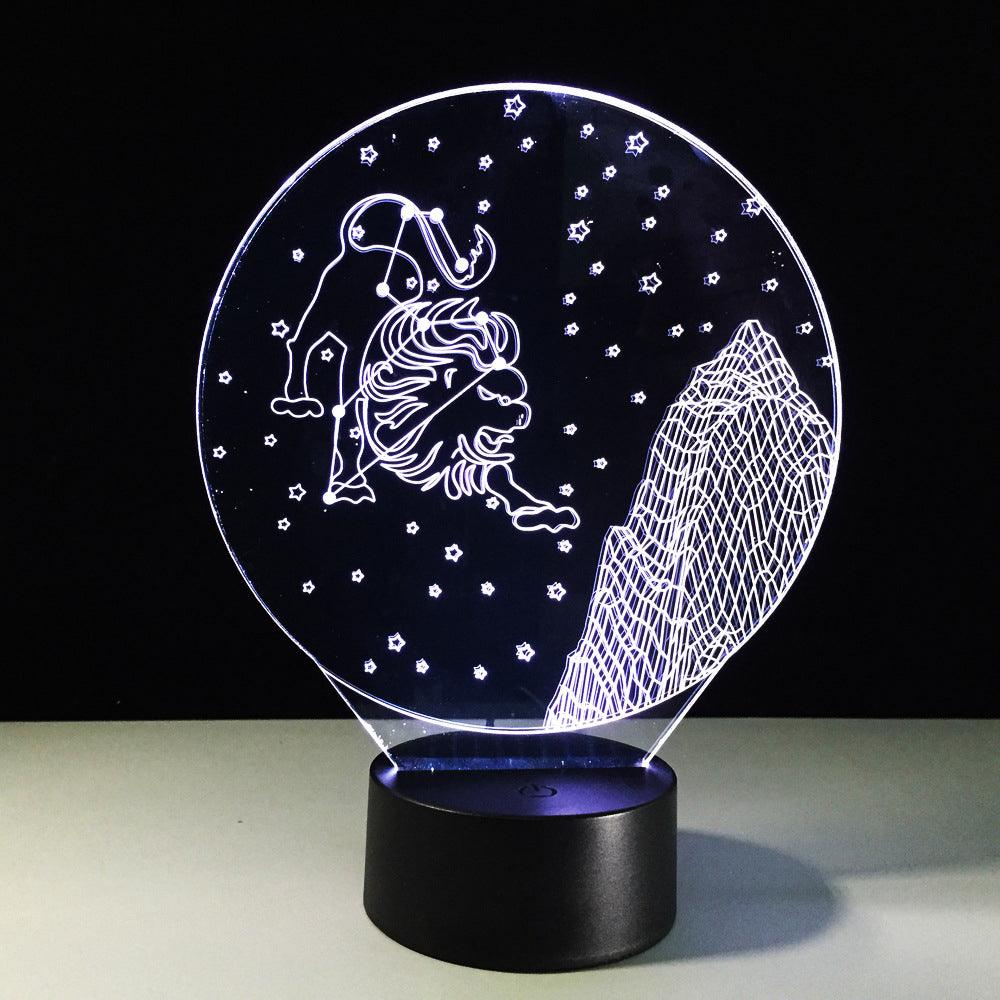 Leo Constellation LED Lamp-3D Optical Lamp
