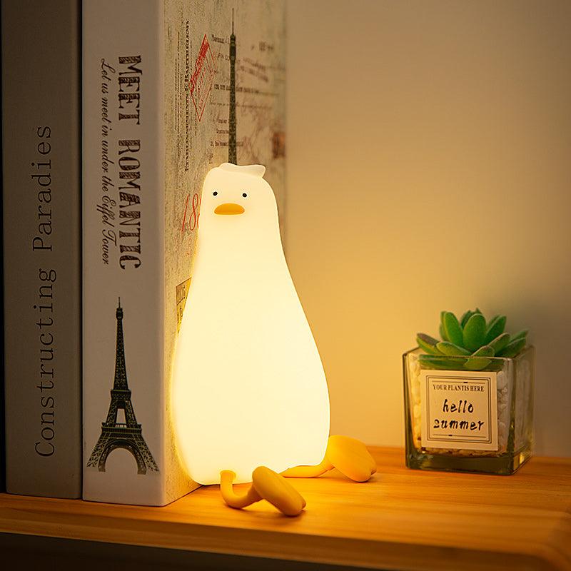 3D Acrylic LED Lie Flat Duck Night Light-3D Optical Lamp