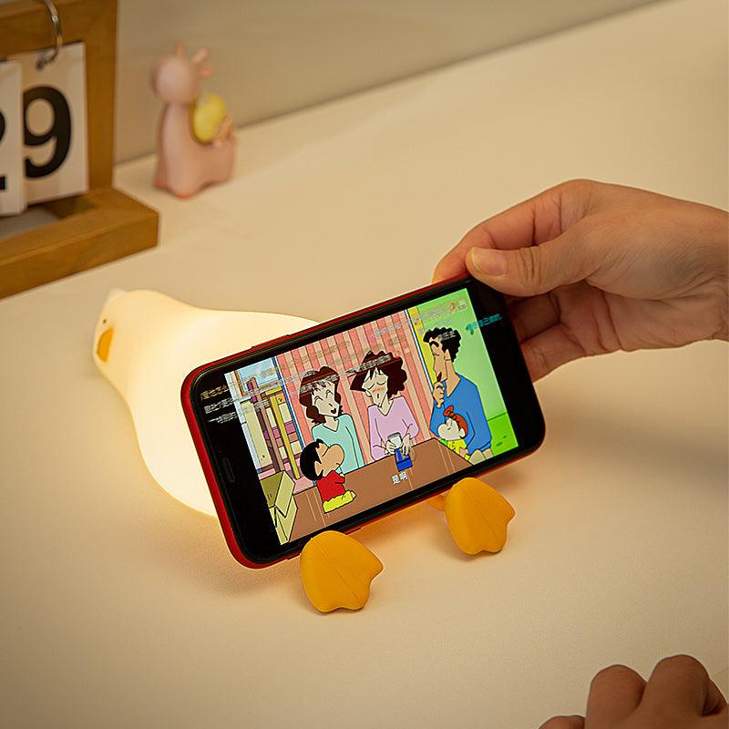3D Acrylic LED Lie Flat Duck Night Light-3D Optical Lamp