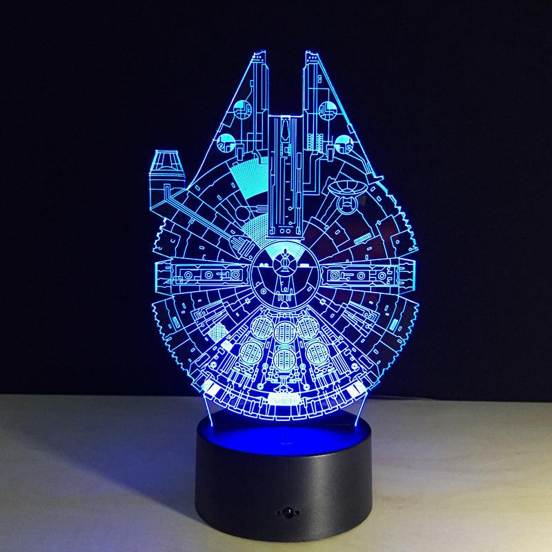 Millennium Falcon Optical Lamp-3D Optical Lamp