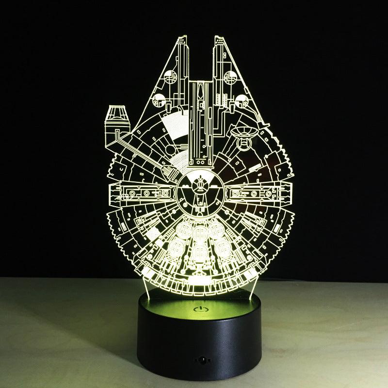 Millennium Falcon Optical Lamp-3D Optical Lamp