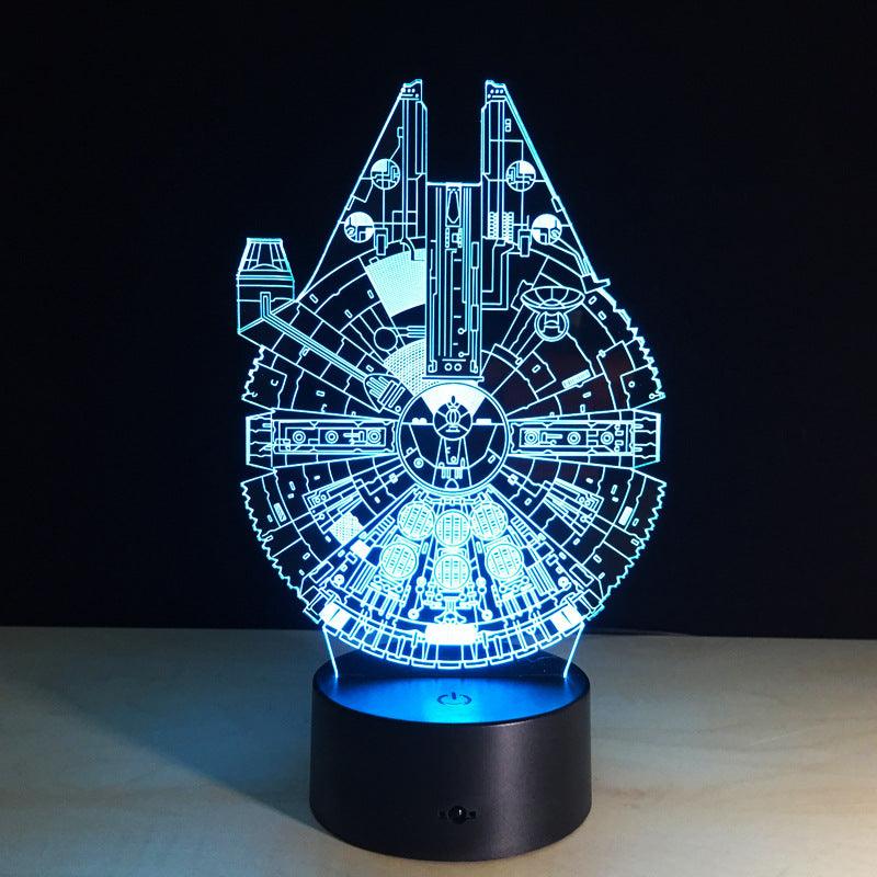 Millennium Falcon Optical Lamp-3D Optical Lamp