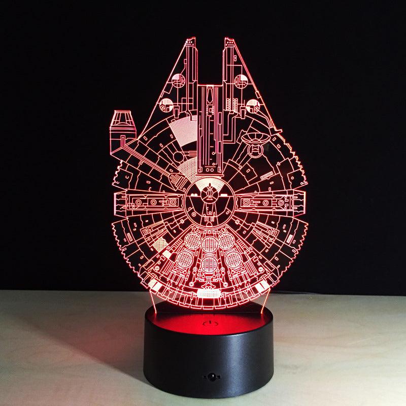 Millennium Falcon Optical Lamp-3D Optical Lamp