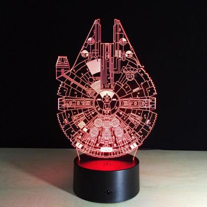 Millennium Falcon Optical Lamp-3D Optical Lamp
