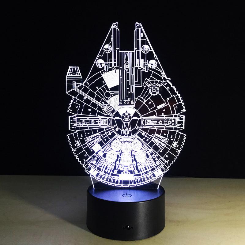 Millennium Falcon Optical Lamp-3D Optical Lamp