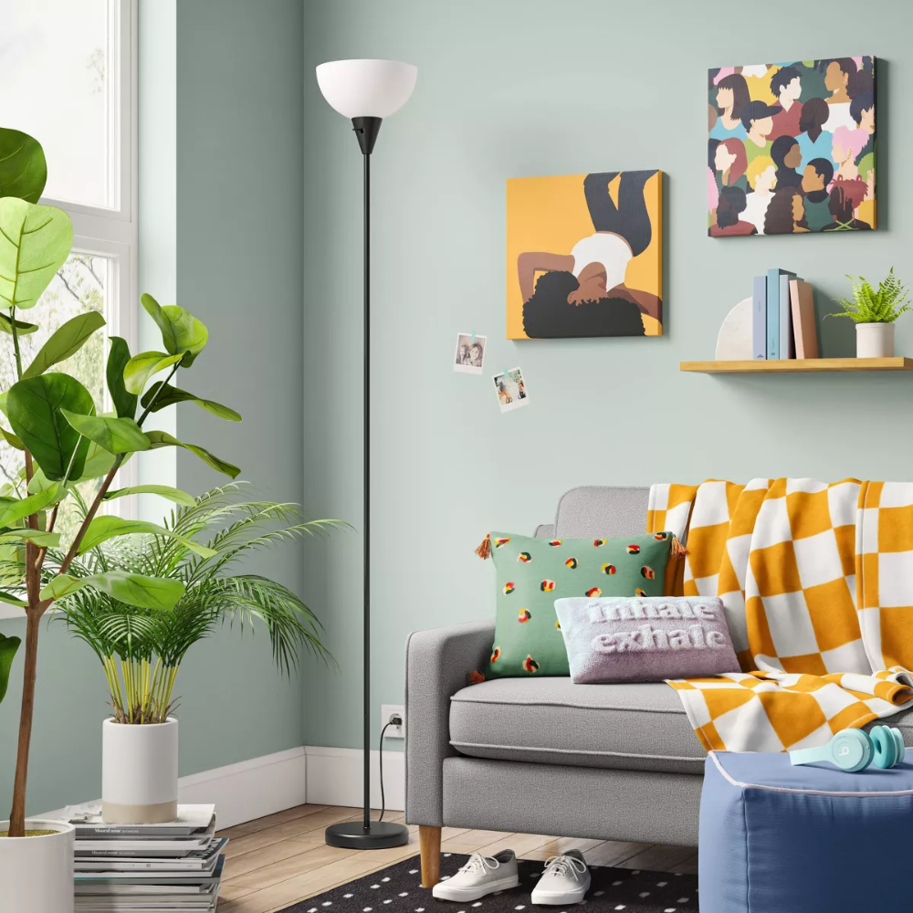 Modern Torchiere Floor Lamp-3D Optical Lamp