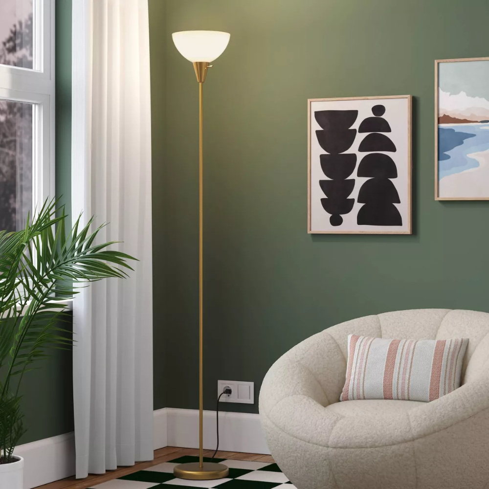 Modern Torchiere Floor Lamp-3D Optical Lamp