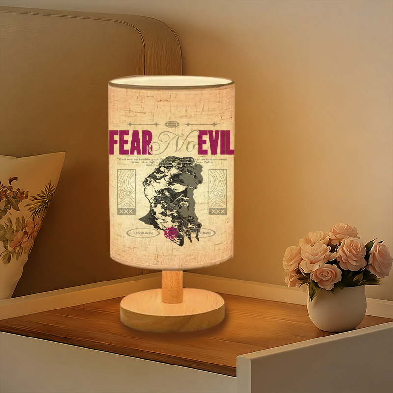 Modern USB-Powered Linen Lamp with Unique Design & Exquisite Patterns