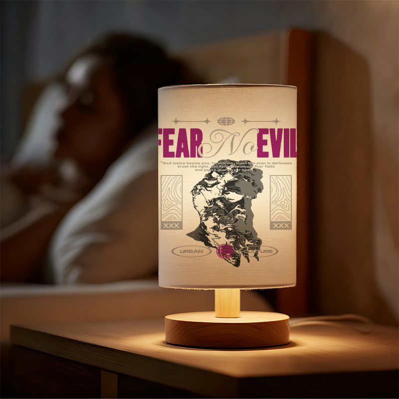 Modern USB-Powered Linen Lamp with Unique Design & Exquisite Patterns