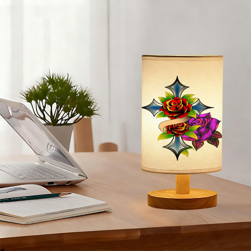 Modern USB-Powered Linen Lamp with Unique Design and Exquisite Patterns