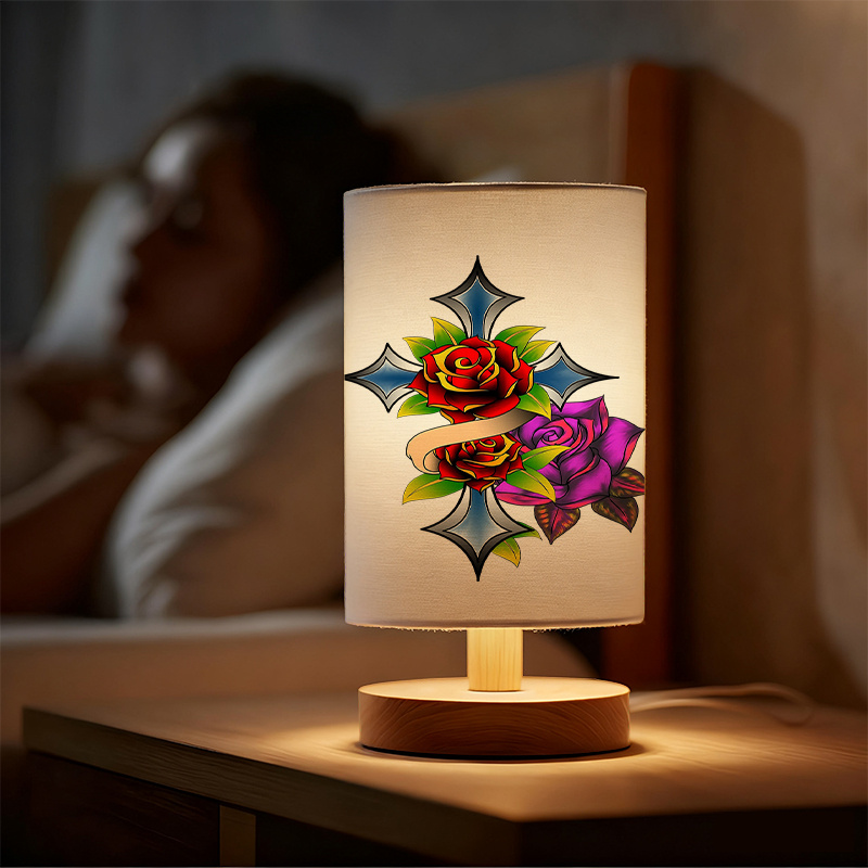 Modern USB-Powered Linen Lamp with Unique Design and Exquisite Patterns
