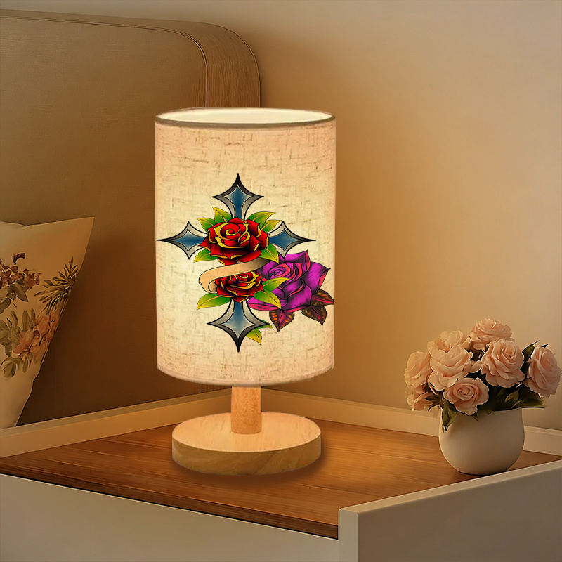 Modern USB-Powered Linen Lamp with Unique Design and Exquisite Patterns