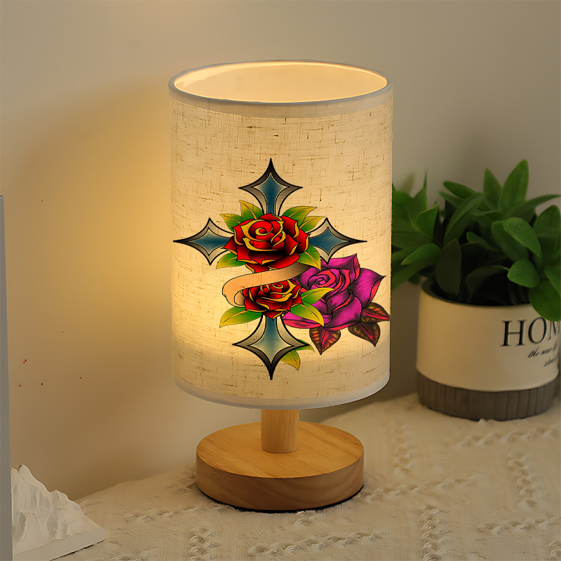 Modern USB-Powered Linen Lamp with Unique Design and Exquisite Patterns