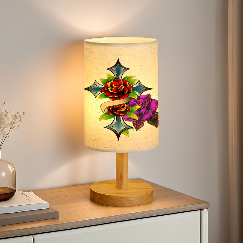 Modern USB-Powered Linen Lamp with Unique Design and Exquisite Patterns