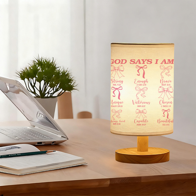 Modern USB-Powered Table Lamp with Bulb - USB Plug-in Bedside