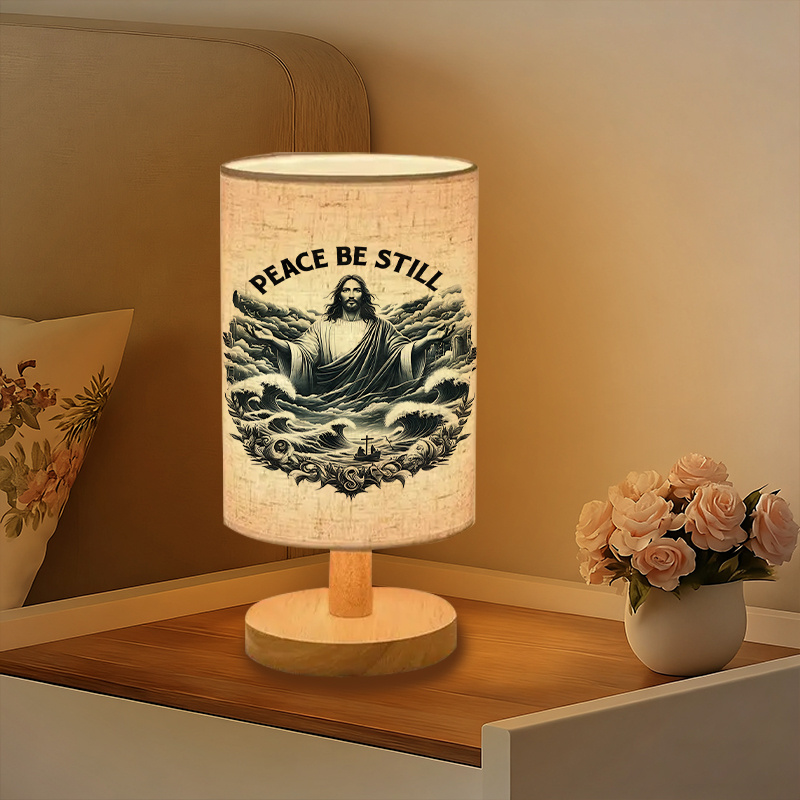 Modern USB-Powered Table Lamp with Bulb - USB Plug-in Bedside, Button