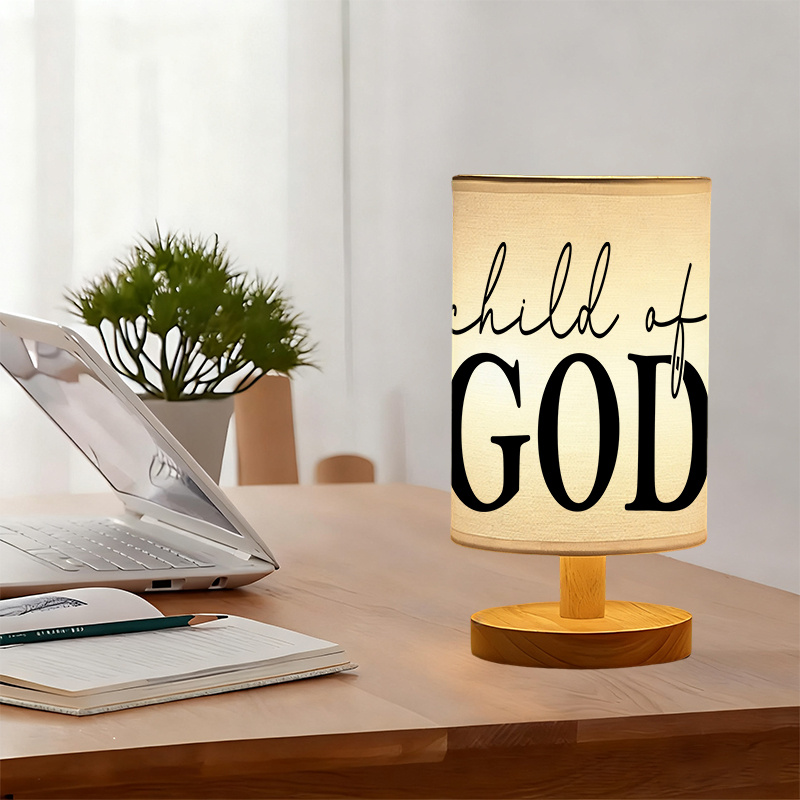 Modern USB-Powered Table Lamp with Bulb - USB Plug-in Bedside