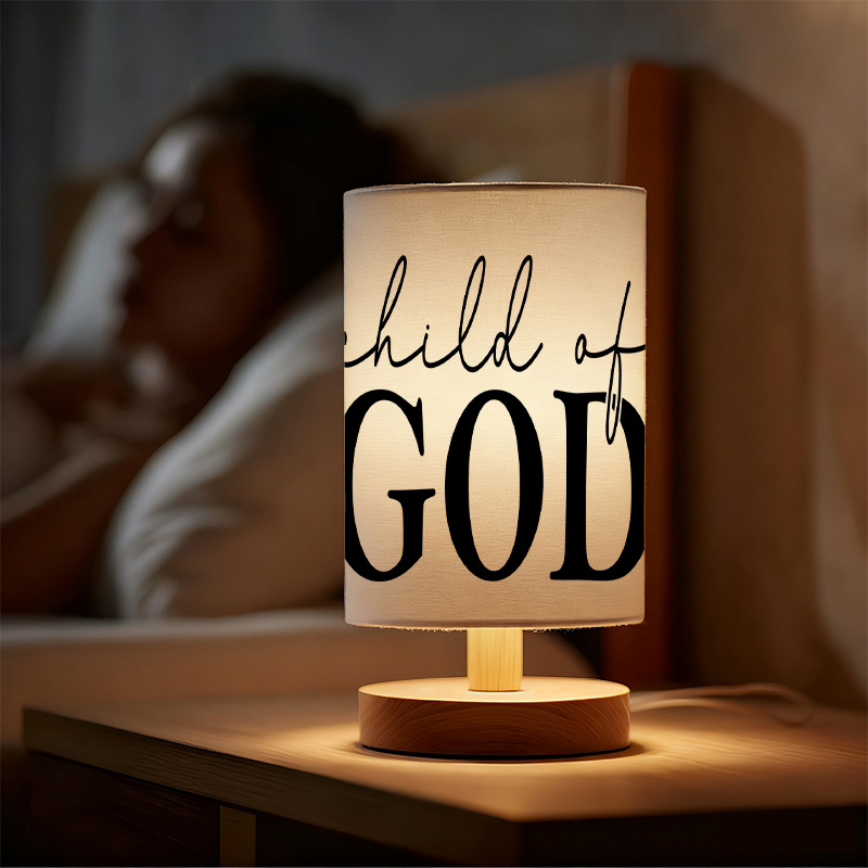 Modern USB-Powered Table Lamp with Bulb - USB Plug-in Bedside