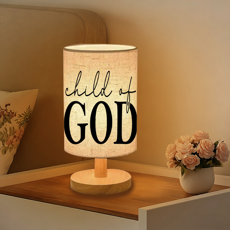 Modern USB-Powered Table Lamp with Bulb - USB Plug-in Bedside