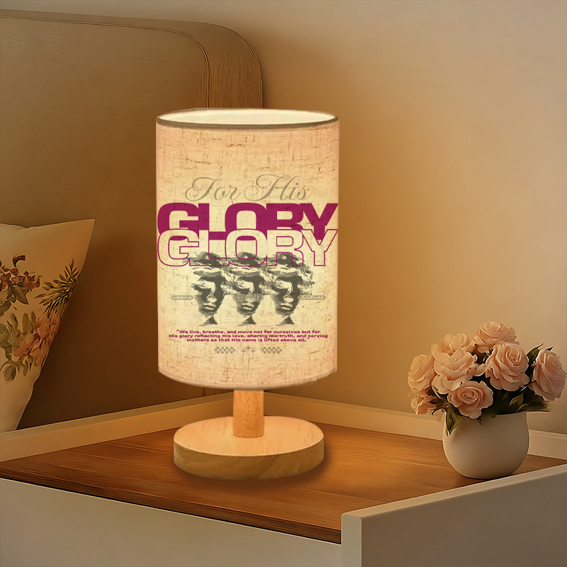 Modern USB-powered Linen Lamp with a Unique Design and Exquisite Patterns.