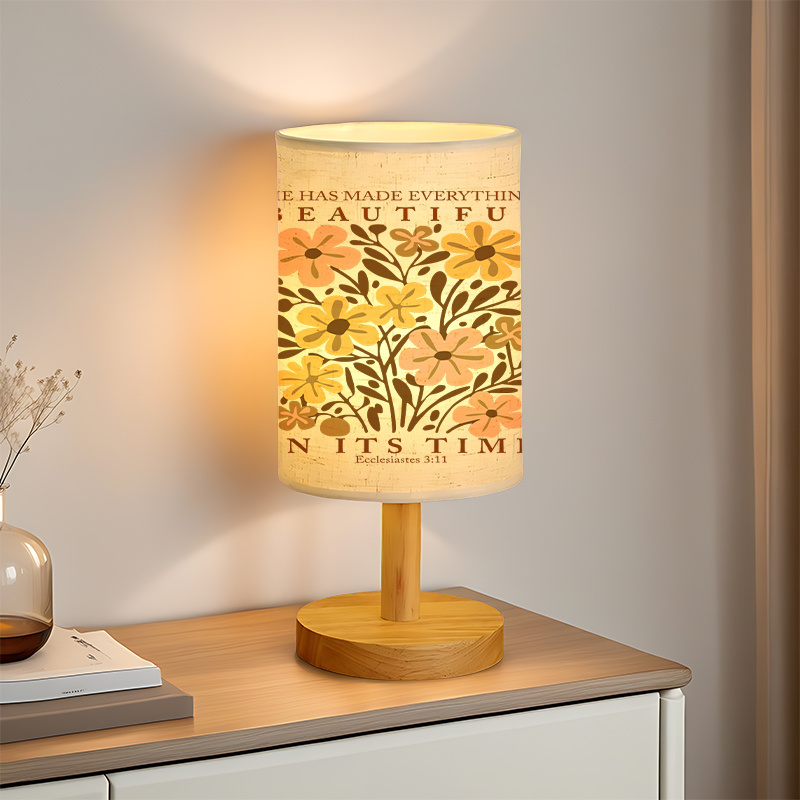 Modern USB-powered Linen Lamp with a Unique Design and Exquisite Patterns.