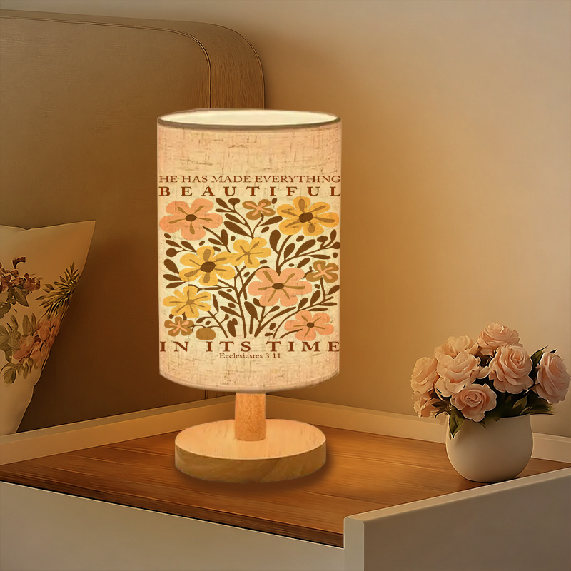 Modern USB-powered Linen Lamp with a Unique Design and Exquisite Patterns.